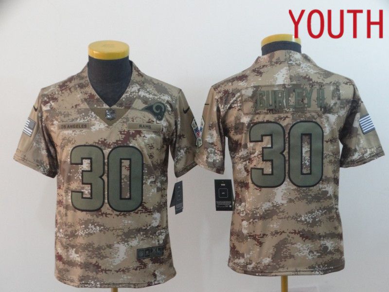 Youth Los Angeles Rams #30 Gurley ii Camo Nike Limited NFL Jersey->buffalo bills->NFL Jersey